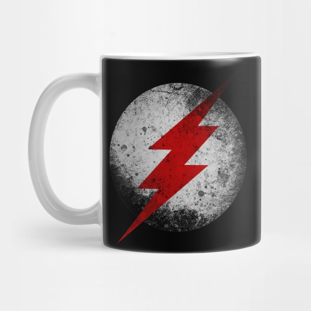 The Black Flash Distressed Grunge Logo by Flashpool